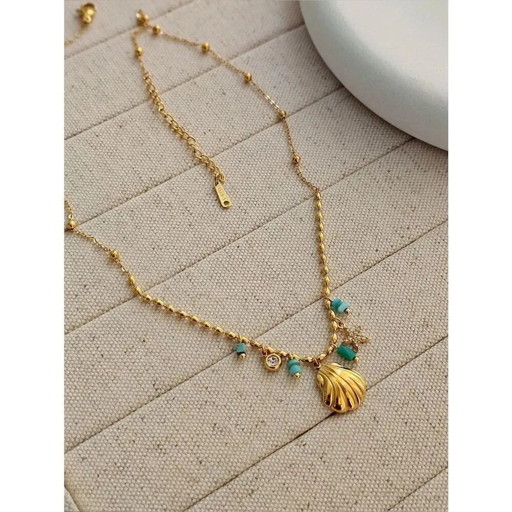 Seashell necklace Q1022